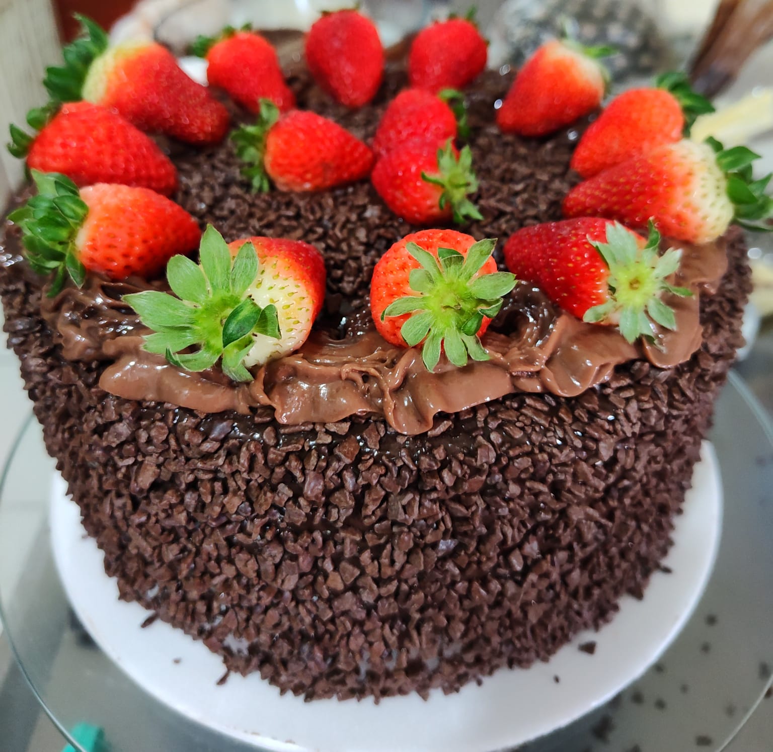 Torta Bombom de Morango