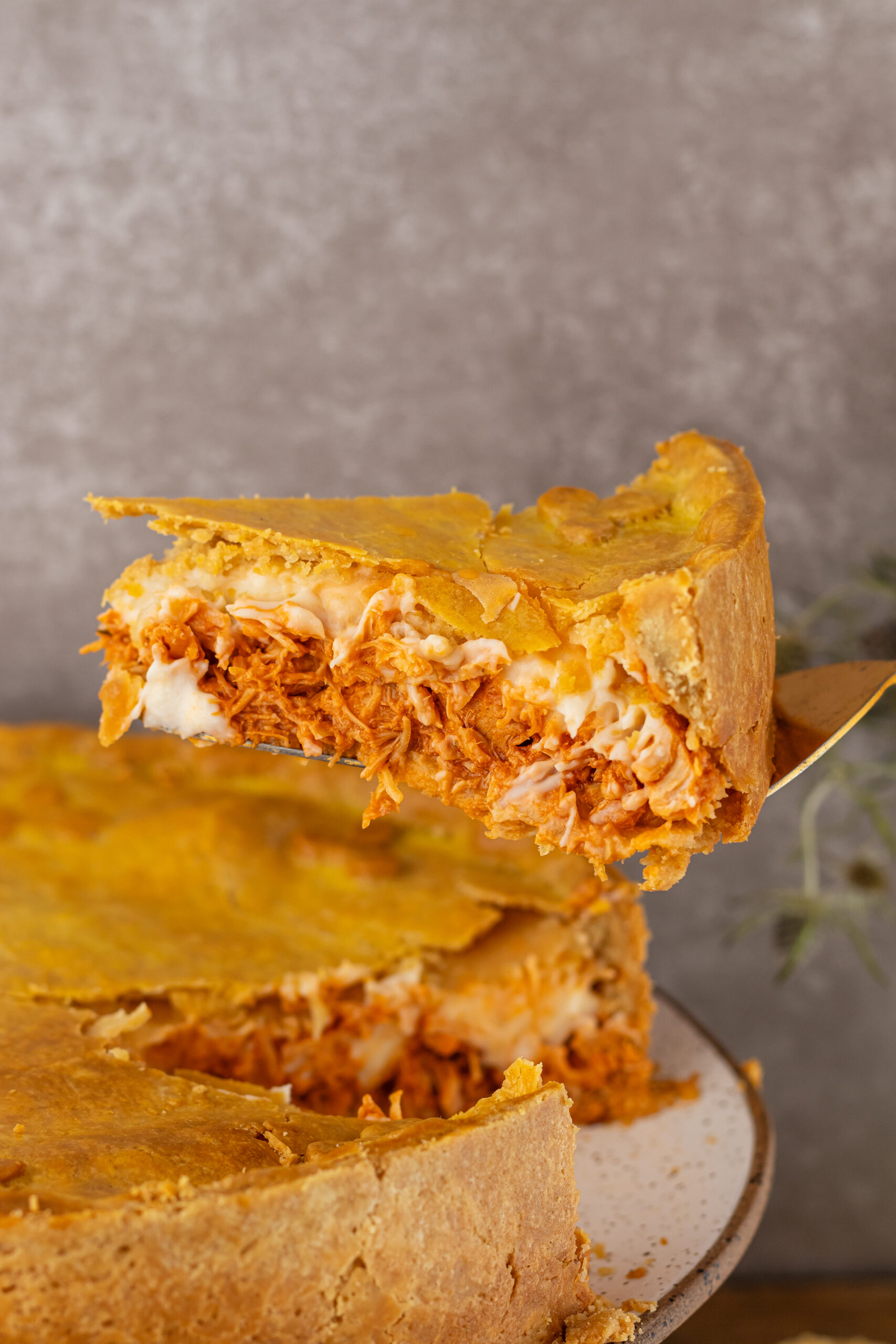 Torta de Frango com Catupiry