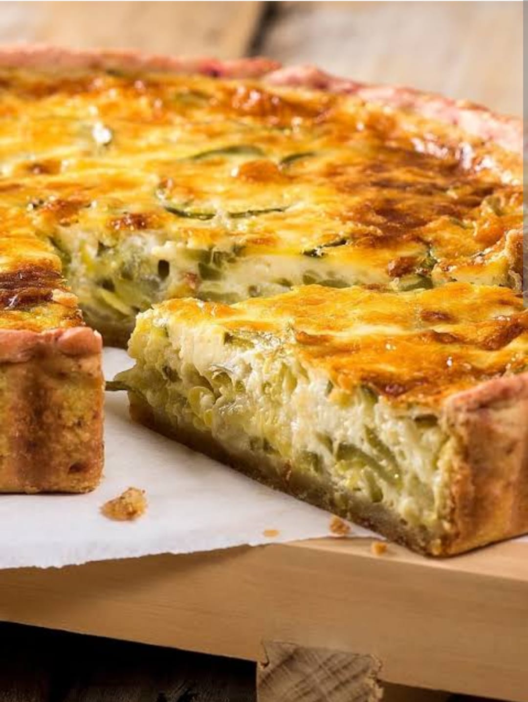 Quiche alho poró